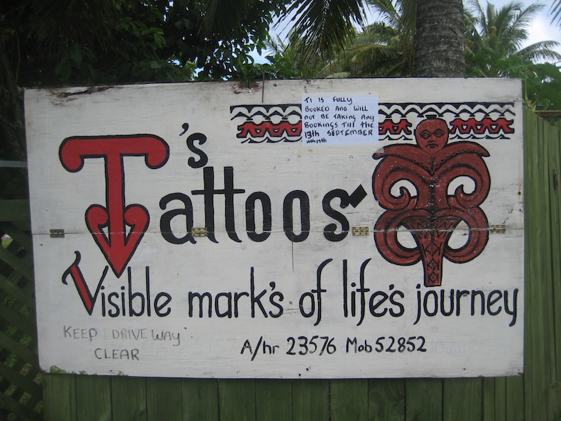  Francisco got a beautiful Polynesian-style tattoo from Ti, 